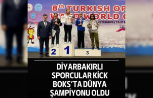 Diyarbakırlı sporcular kick Boks’ta Dünya şampiyonu oldu