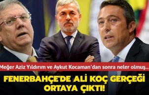Fenerbahçe'de Ali Koç gerçeği ortaya çıktı