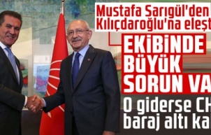 Mustafa Sarıgül: Kemal Kılıçdaroğlu giderse CHP baraj altı kalır