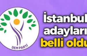 DEM Parti’nin İstanbul ilçe adayları belli oldu