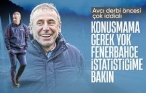 Abdullah Avcı'dan Fenerbahçe derbisi açıklaması: Konuşmama gerek yok, istatistiğime bakın