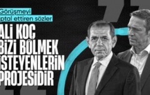 Dursun Özbek - Ali Koç görüşmesini iptal ettiren sözler: Bölücülerin projesi