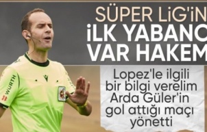 Süper Lig'in ilk yabancı VAR hakemi: Mario Melero Lopez