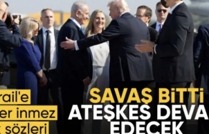 Donald Trump, İsrail'e indi: Ateşkes sürecek
