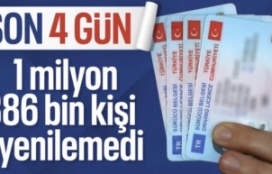 Eski tip ehliyetleri yenileme ücreti 1 Kasım'da 7 bin 438 liraya yükselecek