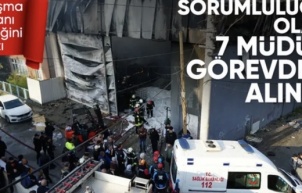 Kocaeli'de yangın soruşturması: 7 kişi açığa alındı