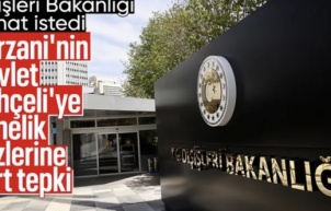 Dışişleri'nden Barzani'nin Bahçeli'ye yönelik sözlerine sert tepki