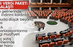 Gelir erozyonunu önleyecek vergi düzenlemesi TBMM'de kabul edildi