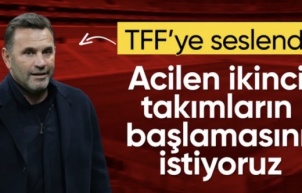 Okan Buruk, kupa maçı sonrası TFF'ye seslendi