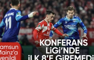 Samsunspor, Mainz'a yenildi