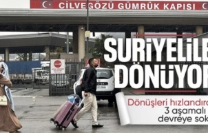 Suriyelilerin dönüşü için 3 aşamalı plan