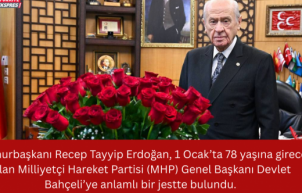 Cumhurbaşkanı Recep Tayyip Erdoğan, 1 Ocak’ta 78 yaşına girecek olan Milliyetçi Hareket Partisi (MHP) Genel Başkanı Devlet Bahçeli’ye anlamlı bir jestte bulundu.