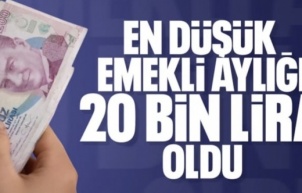 En düşük SSK ve Bağ-Kur maaşı belli oldu: 20 bin lira