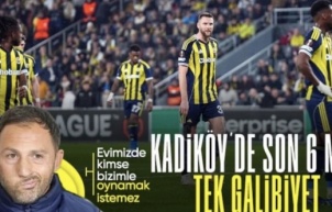 Fenerbahçe son dönemde iç sahada kazanmakta zorlanıyor
