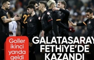 Galatasaray, Fethiyespor'u iki golle geçti