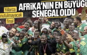 Olaylı finalde kupaya uzanan Senegal oldu