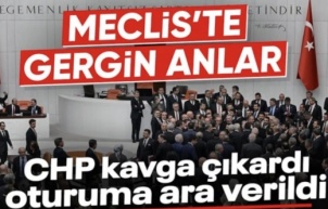 TBMM Genel Kurulu'nda tabutlu eylem kavgası