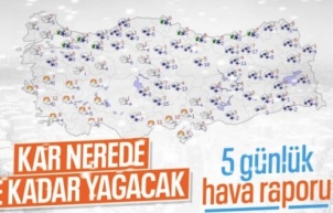 Türkiye dondurucu soğukların etkisinden çıkmıyor: Yağışlar devam edecek