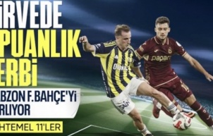 Trabzonspor - Fenerbahçe: Muhtemel 11'ler