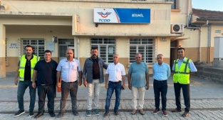 TCDD Malatya Bölge Müdürü Karabey, Bismil Garı Yaya Alt Geçit çalışmalarını inceledi