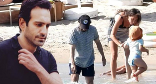 Buğra Gülsoy ailesiyle sezonu açtı!