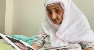 98 yaşındaki Sariye ninenin, Cumhurbaşkanı Erdoğan sevgisi