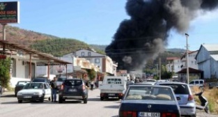 Dumanlar Fethiye semalarının rengini değiştirdi