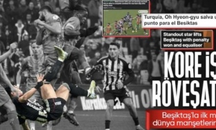 Beşiktaş'ın yeni transferi Hyeon-Gyu Oh'un golü dünya basınında yer buldu