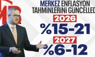 SON DAKİKA: TCMB’nin 2026 sonu enflasyon orta tahmini: Yüzde 16