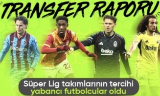 Süper Lig takımları tercihini yabancı futbolculardan yana kullandı