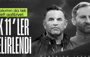 Fenerbahçe ve Galatasaray'da ilk 11'ler netleşiyor