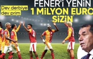 Galatasaray'da derbi için özel prim