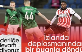Samsunspor, Breidablik deplasmanından bir puanla döndü