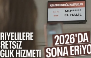 Suriyeli mültecilere sağlık hizmeti artık ücretsiz değil