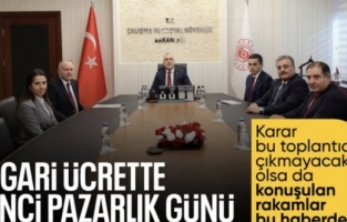 Asgari ücret görüşmelerinde ikinci tur bugün