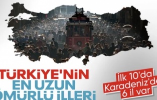 TÜİK açıkladı: Türkiye’nin en uzun ömürlü illeri belli oldu