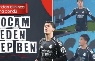 Arda Güler kenara gelince çılgına döndü