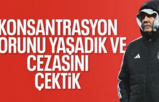 Sergen Yalçın: Çok ders çıkarabileceğimiz bir maç