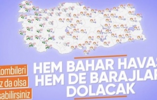 Ülke genelinde sıcaklık mevsim normallerine dönüyor