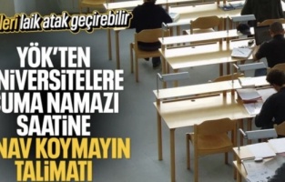 YÖK'ten üniversitelere ders ve sınav zamanlaması için cuma namazı uyarısı