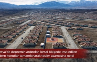 Deprem Sonrası Malatya’da Kırsal Yeniden Ayağa Kalkıyor: Güvenli Konutlar Tamamlanıyor