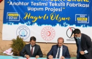 Akçakale’de fabrika için yatırımcı başvuruları başladı