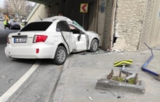 Bakırköy’deki trafik kazasında 1 kişi yaralandı