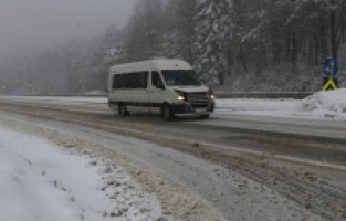 Bolu Dağı'nda kar, tipi ve sis etkili oluyor