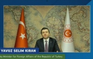 Dışişleri Bakan Yardımcısı Kıran, BM ve AB'nin düzenlediği Suriyeliler için yardım konferansında konuştu