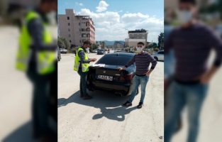 Hatay'da otomobiliyle drift görüntüleri sosyal medyaya yansıyan sürücüye 6 bin 700 lira ceza