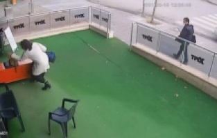 Hayvana şiddet bitmiyor! Başkent’te bir kadın hamile kediye önce vurdu sonra da elindeki çantayı fırlattı