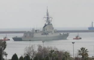 NATO gemileri Samsun'dan ayrıldı