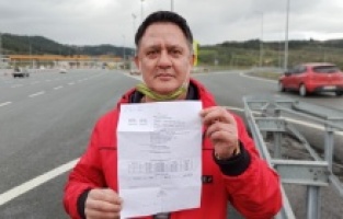 Otoyol geçiş ücretini ödemeyi unutunca icralık oldu