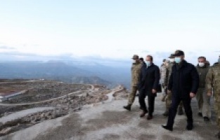 Akar ve TSK komuta kademesi Şırnak'ta incelemelerde bulundu